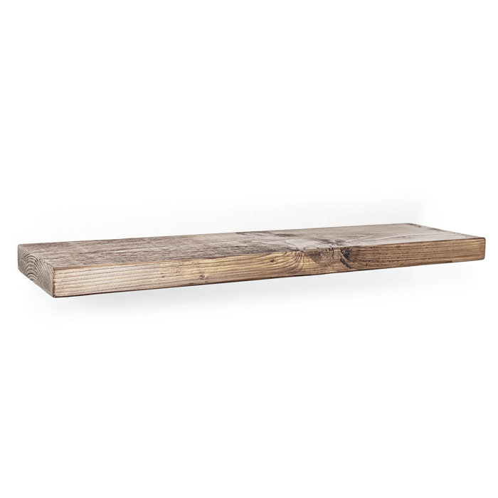 Moderix Oak Floating Shelf with Reclaimed Wood & Reviews Wayfair.co.uk